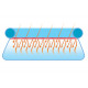 Couverture solaire pour piscines à cadre de 305 cm Bestway 58241.
