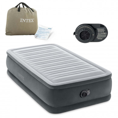 Matelas gonflable 191x 99x46cm avec pompe électrique intégrée INTEX 64412ND