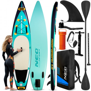 SUP Paddle Gonflable Stand Up Paddle Reefbreak 350 x 81 x 15 cm Neo-Sport 170103