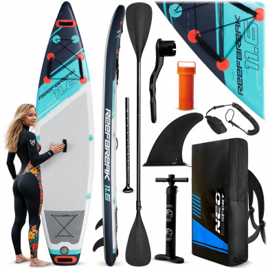 SUP Paddle Gonflable Stand Up Paddle Reefbreak 350 x 81 x 15 cm Neo-Sport 170102