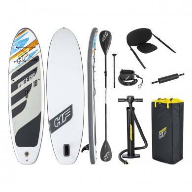 SUP Paddle Gonflable Stand Up Paddle White Cap board 305 x 84 x 12 cm Bestway 65341