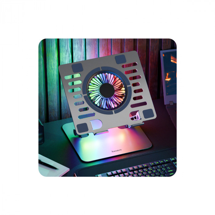 Support de refroidissement pour ordinateur portable Huzaro Hold 4.0 RGB