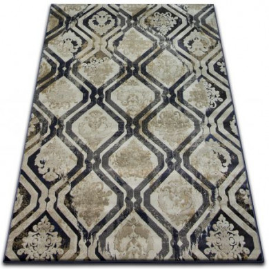 Tapis DROP JASMINE 031 Brouillard/Bleu foncé