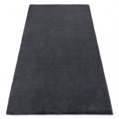 Tapis BUNNY anthracite IMITATION DE FOURRURE DE LAPIN