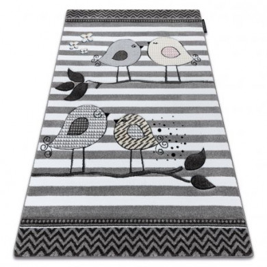 Tapis PETIT BIRDS PETITS OISEAUX gris