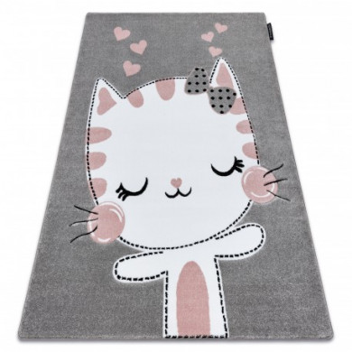 Tapis PETIT KITTY chat, chaton gris