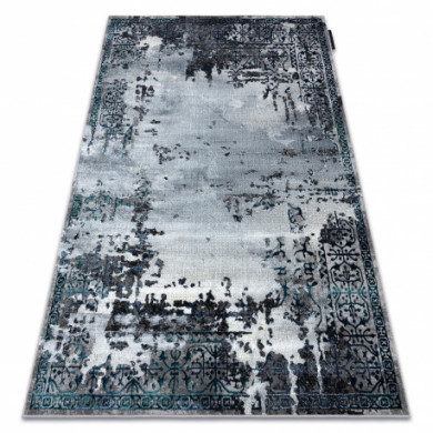 Tapis DE LUXE moderne 2078 Ornement vintage - Structural gris