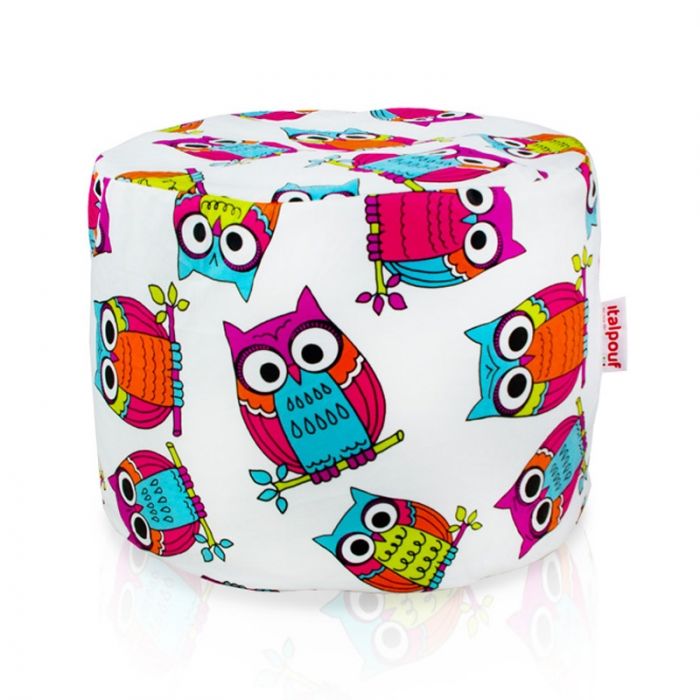 Sitzpouf Kinder Cilindro Kleine Eulen