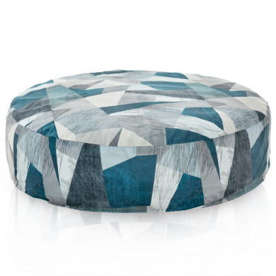Abstract Coussin Pouf Rond Monaco Intérieure