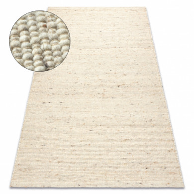 Tapis NEPAL 2100 beige - laine, double face, naturel