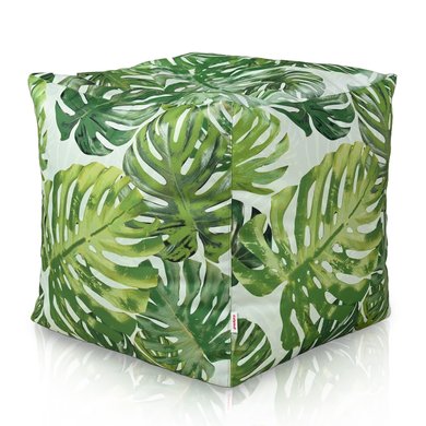 Jungle Pouf Cube Jardin nylon