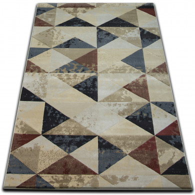 Tapis DROP JASMINE 736 Beige clair/Rouillé