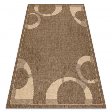 TAPIS EN CORDE SIZAL FLOORLUX 20078 café / mais