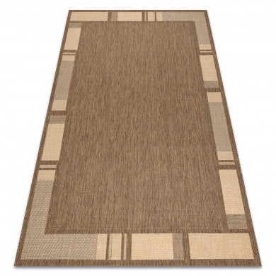 TAPIS EN CORDE SIZAL FLOORLUX 20195 café / mais