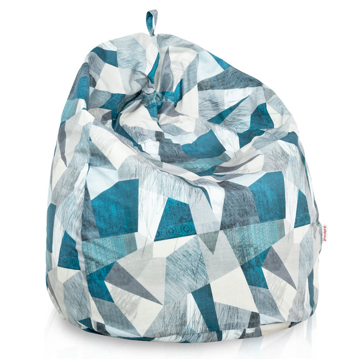 Abstract Geant Pouf Poire XXL nylon