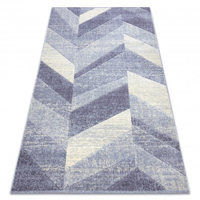 Teppich FEEL 5673/17944 Fischgrätenmuster beige/violett