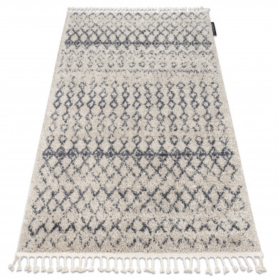 Teppich BERBER AGADIR G0522 sahne / grau Franse berber marokkanisch shaggy zottig