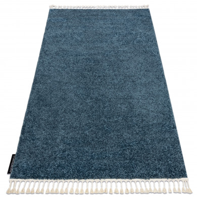 Teppich BERBER 9000 blau Franse berber marokkanisch shaggy