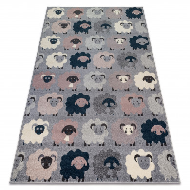 Teppich HEOS 78468 grau / blau SCHAFE