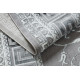 Dywan BLISS Z160AZ246 ciemnoszary / szary - Ramka, grecki ekskluzywny, strukturalny 