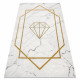 Dywan EMERALD ekskluzywny 1019 glamour, stylowy diament, marmur krem / złoty