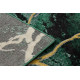 Dywan EMERALD ekskluzywny 1018 glamour, stylowy marmur butelkowa zieleń / złoty