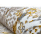 Dywan GLOSS nowoczesny 8487 63 Ornament, stylowy, glamour złoty / beż