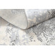 Dywan CORE W3824 Ornament Vintage - Strukturalny, dwa poziomy runa, krem / szary
