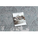 Dywan CORE W3824 Ornament Vintage - Strukturalny, dwa poziomy runa, jasnoniebieski / krem / szary