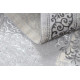 Dywan CORE W7161 Rozeta Vintage - Strukturalny, dwa poziomy runa, szary