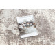 Dywan CORE W9784 Rozeta Vintage - Strukturalny, dwa poziomy runa, beż