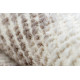 Dywan CORE W9786 Abstrakcja - Strukturalny, dwa poziomy runa, beż