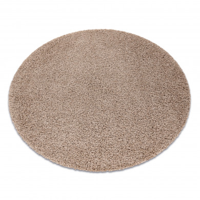 Teppich SOFFI Kreis shaggy 5cm beige