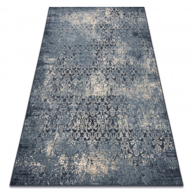 Tapis NAIN Rosette vintage 7010/50911 bleu foncé / beige