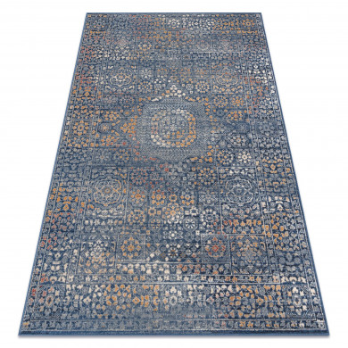 Tapis NAIN Ornement 7708/51911 bleu foncé / orange