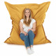 Jaune moutarde Pouf Poire Coussin Pour Enfants velours