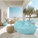 Feuilles d'or Pouf Poire 