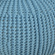 KnitPouf Cotton Lime - Pouf rond tricoté