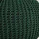 Pouf CottonKnit Sky – pouf tricoté à la main en cordon de coton