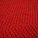 CottonKnit Deco Cushion – Turquoise – coussin rectangulaire tricoté en coton