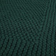 Tapis Ruby Knit – rectangulaire, tricoté, fait main à partir de ficelle de coton 115 × 75 cm