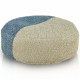 Beige clair poufs bouclé