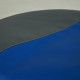 Bleu Repose-pieds simili-cuir