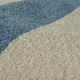 Beige clair poufs bouclé