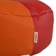 Repose-pieds Duo Active – rond, en cuir écologique bleu et gris, style moderne