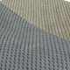 Pouf Velvet Dot Graphite – rond, patchwork, velours gris texturé