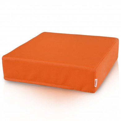 Cube Soft coussin – assise en cuir écologique avec rembourrage en mousse