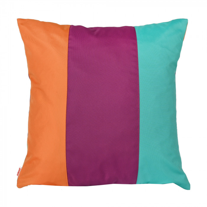 Coussin Patio Trio – patchwork en nylon pour l'extérieur