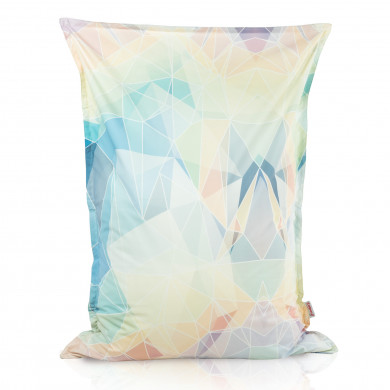 Abstract pastel Pouf Poire Coussin 