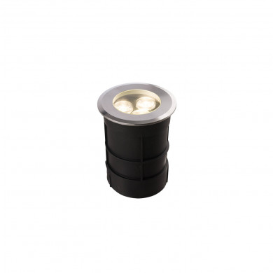 PICCO LED L überfahrbare Leuchte, silber, Durchmesser 7,5 cm, 9104